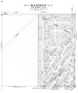 Page 082 - Sec 21 - Madison City, Hillington, West Lawn Heights, Dane County 1954